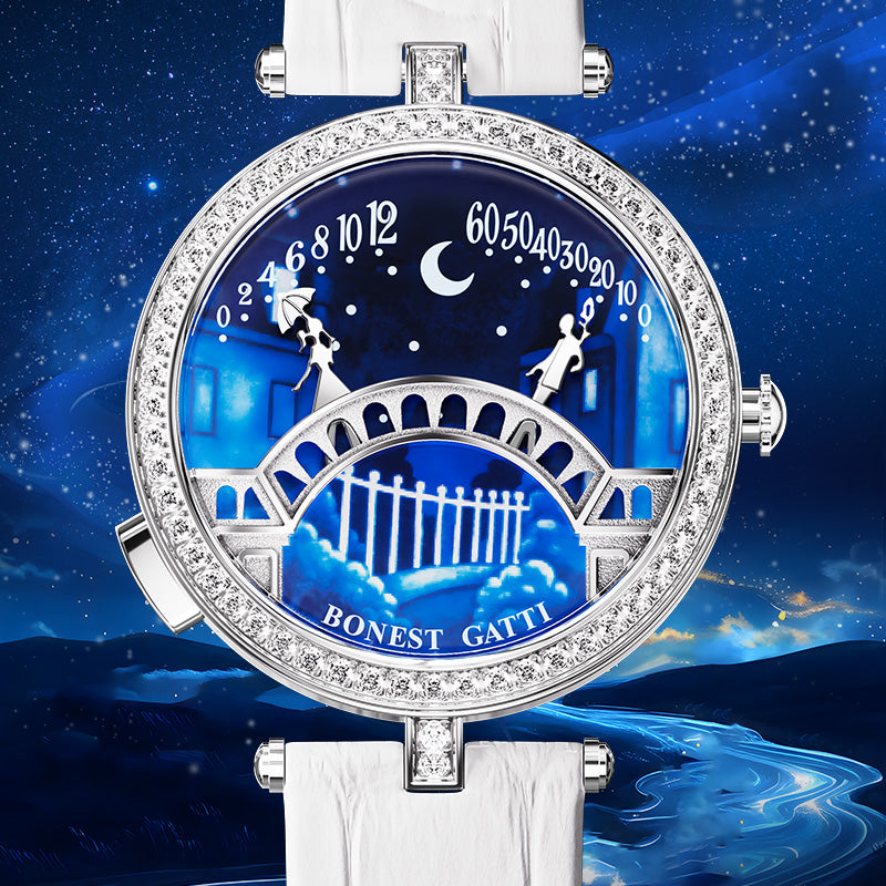 BONEST GATTI Quartz Women Watch Pont des Amoureux Elegant Female Wristwatch BG3004 Regular price$479.00 USD Sale price$299.00 USDSale