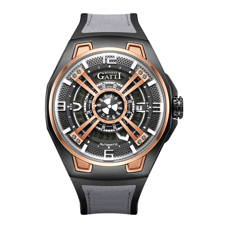 BONEST GATTI Automatic Movement Round Shaped Case 5ATM Waterproof Luminous BG5803
