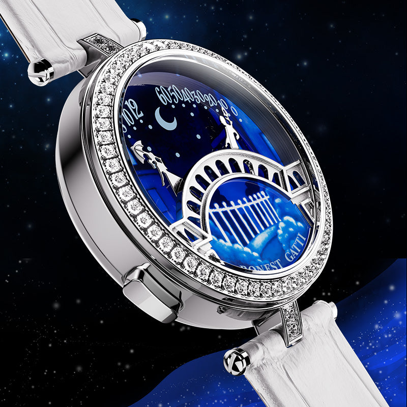 BONEST GATTI Quartz Women Watch Pont des Amoureux Elegant Female Wristwatch BG3004 Regular price$479.00 USD Sale price$299.00 USDSale