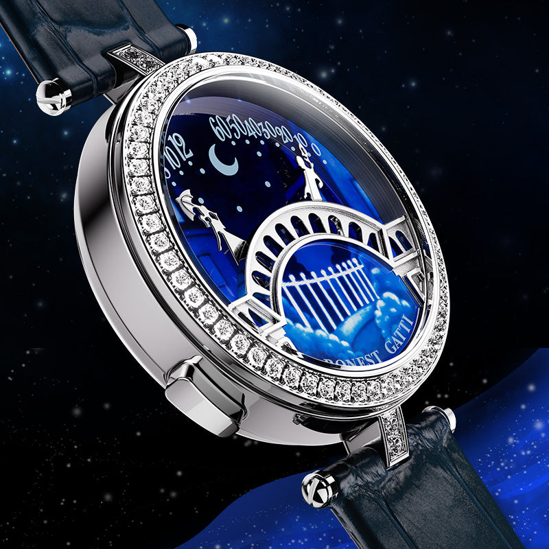 BONEST GATTI Quartz Women Watch Pont des Amoureux Elegant Female Wristwatch BG3004 Regular price$479.00 USD Sale price$299.00 USDSale