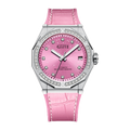 BONEST GATTI 42 Zirconia Stones Bezel Crystal Sapphire CITIZEN Automatic Movement Round Shaped 316L Case date display IP68 Watch BG8902