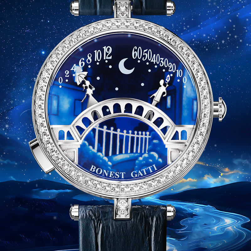 BONEST GATTI Quartz Women Watch Pont des Amoureux Elegant Female Wristwatch BG3004 Regular price$479.00 USD Sale price$299.00 USDSale