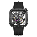 BONEST GATTI Automatic Movement Square shaped Case Fluororubber Strap Luminous BG5804