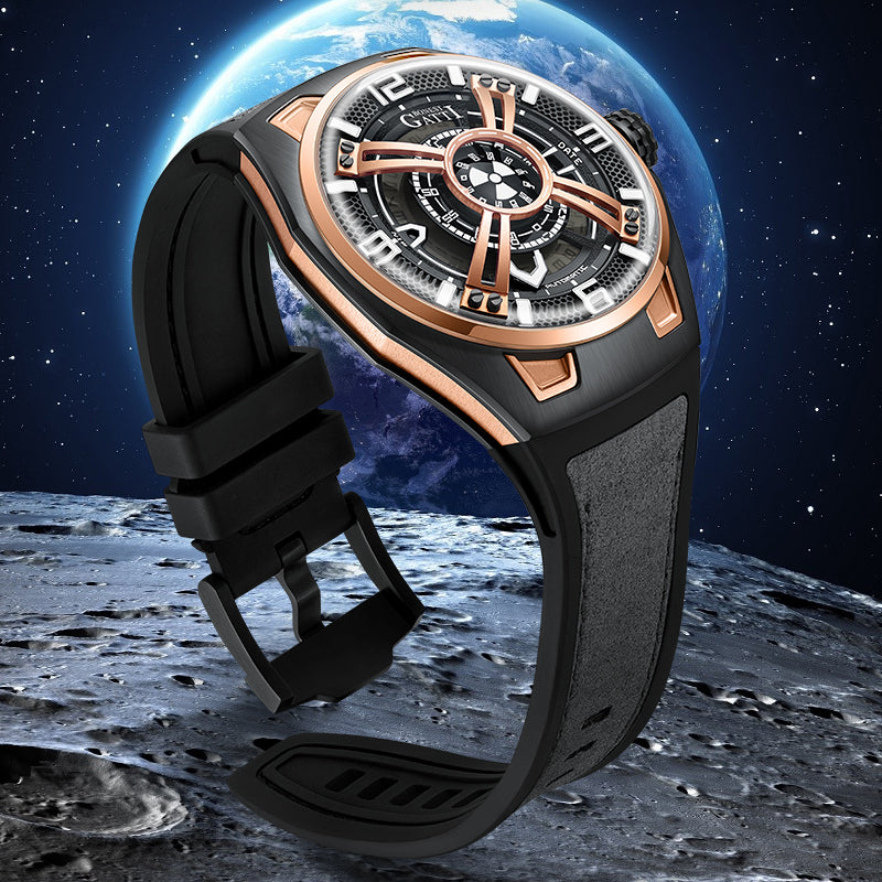 BONEST GATTI Automatic Movement Round Shaped Case 5ATM Waterproof Luminous BG5803