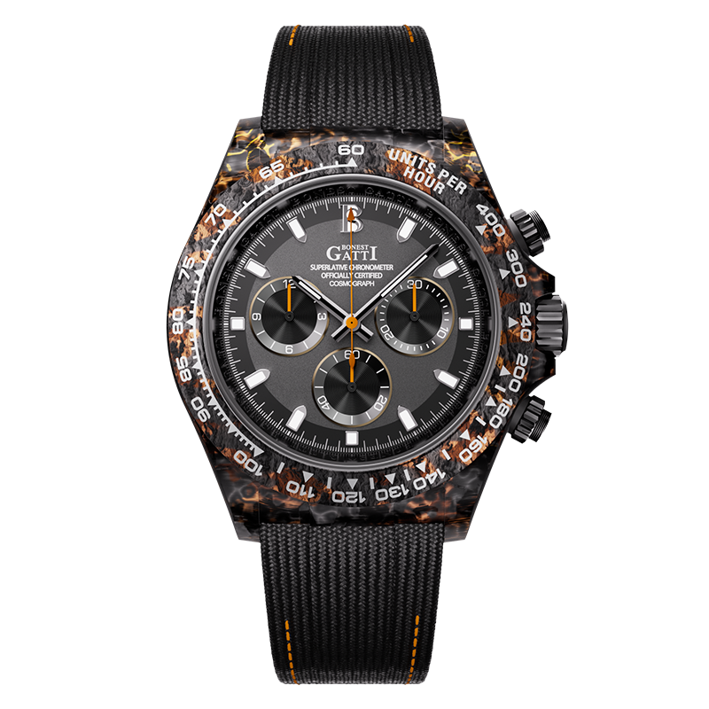BONEST GATTI Carbon Fiber Automatic Chronograph Watch Self Wind Sapphire Crystal Luminous Waterproof Men Watch BG9010BONEST GATTI Carbon Fiber Automatic Chronograph Watch Self Wind Sapphire Crystal Luminous Waterproof Men Watch BG9010