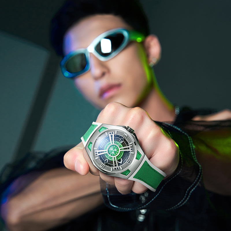 BONEST GATTI Automatic Movement Round Shaped Case 5ATM Waterproof Luminous BG5803