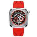 BONEST GATTI Automatic Skeleton Movement Square shaped Case Luminous BG6601-A